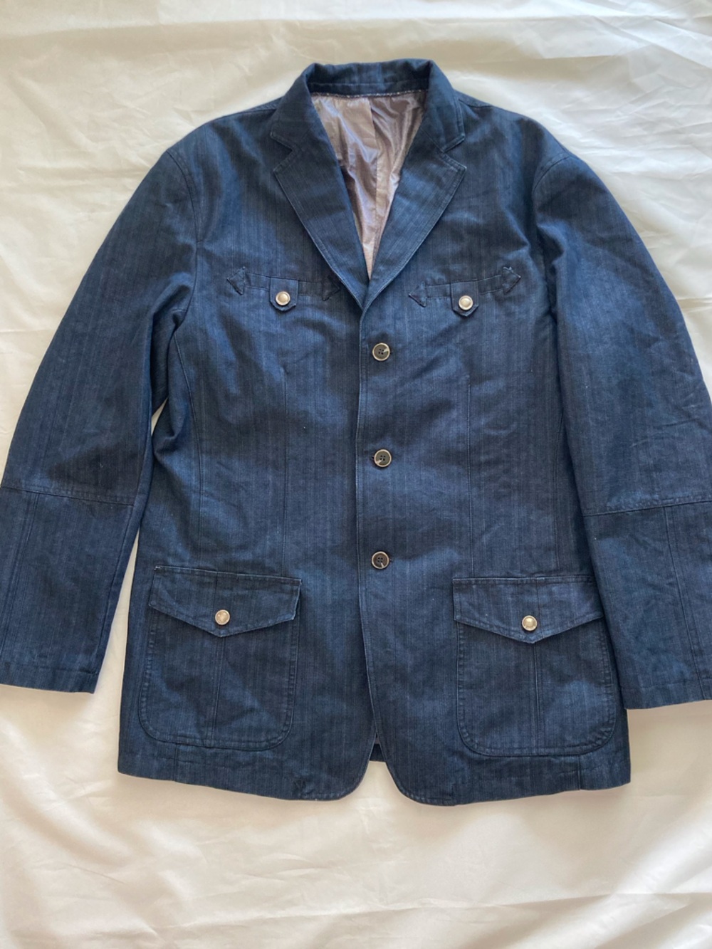 INSERCH Limited Edition Vintage Western Denim Blazer/Sport Coat Style#755 XL EUC